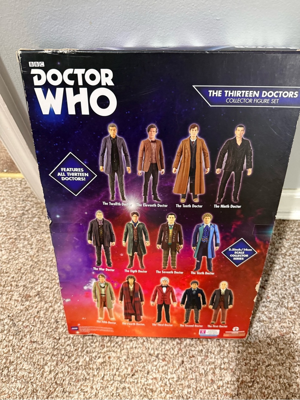 Doctor Who The Thirteen Doctors Collector Figure Set - BBC - Multicolor